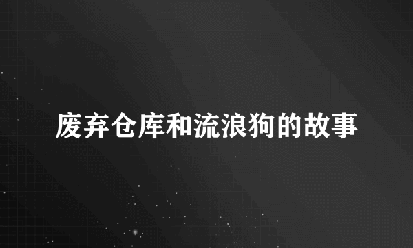 废弃仓库和流浪狗的故事