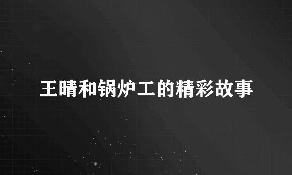 王晴和锅炉工的精彩故事