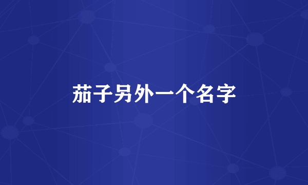 茄子另外一个名字