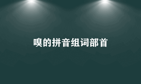 嗅的拼音组词部首