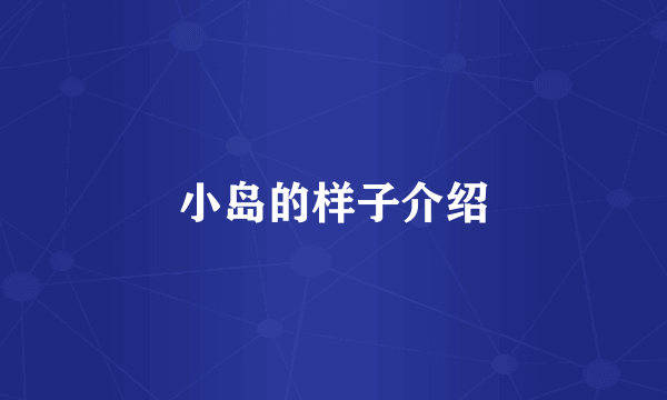 小岛的样子介绍