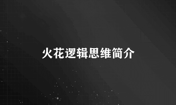 火花逻辑思维简介