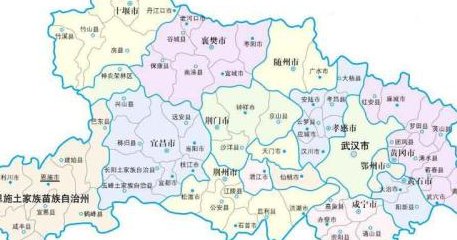 武汉在中国的哪个位置？