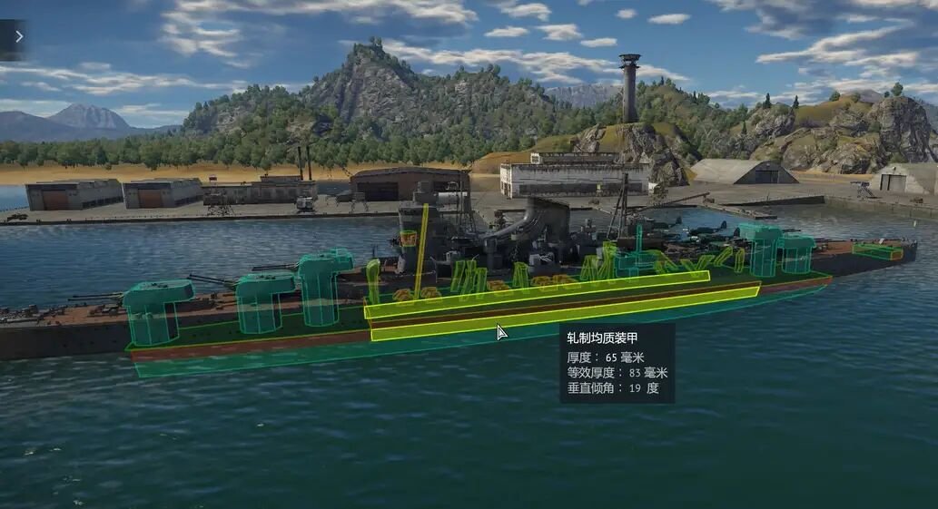 舰艇550毫米厚的装甲真的是0.55米厚的钢板吗？