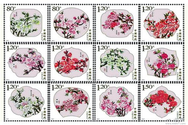 “桃花邮票”值多少钱?“桃花邮票”有哪些分类?