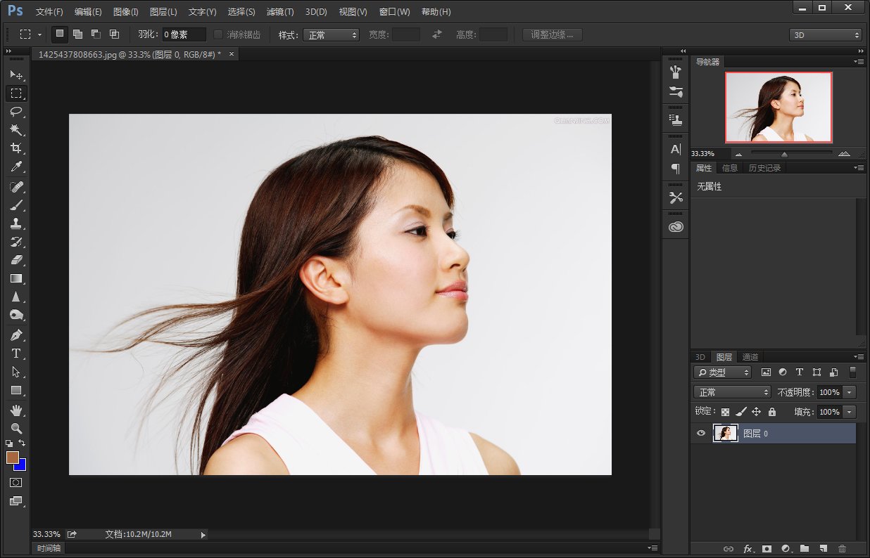 在PS里怎么用通道抠图 最好可以抠的头发丝都很清楚第