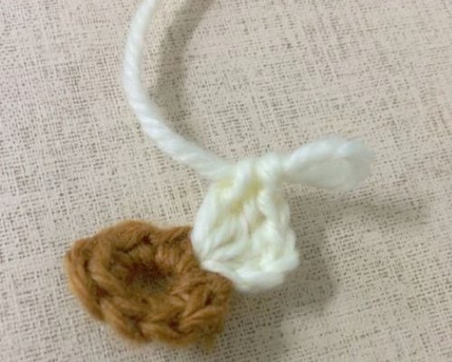 如何用钩针钩坐垫图解