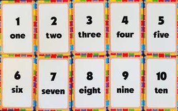 英语一到十的大小写