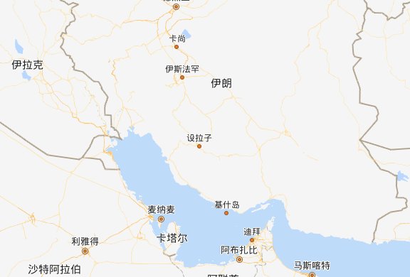 伊朗的地理位置?