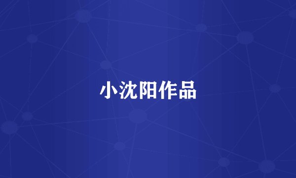 小沈阳作品