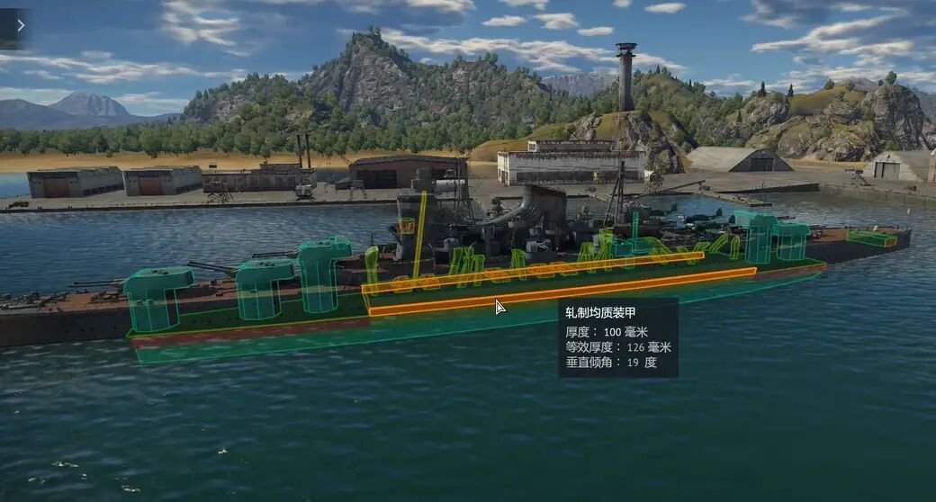 舰艇550毫米厚的装甲真的是0.55米厚的钢板吗？