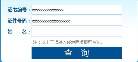 人力资源和社会保障部技能鉴定证书编号查询网站是多少啊