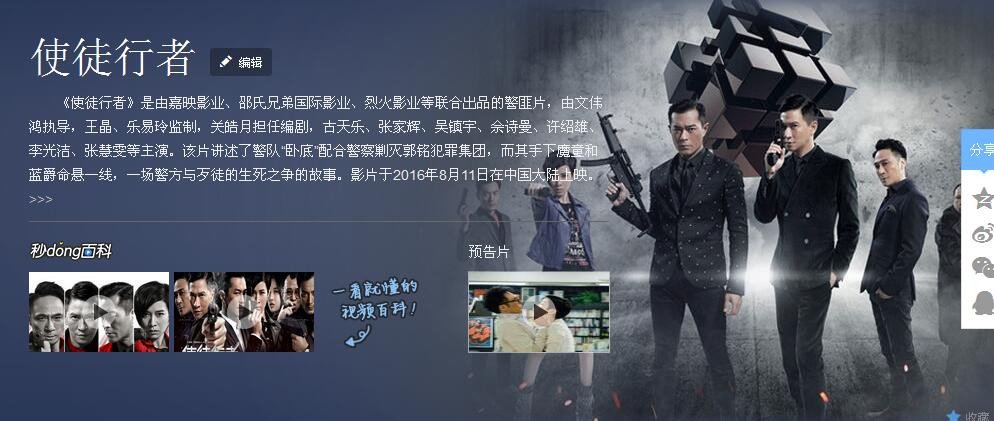 使徒行者最终票房是多少