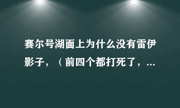 赛尔号湖面上为什么没有雷伊影子，（前四个都打死了，雷伊在身边也没用，右上角还没图标）