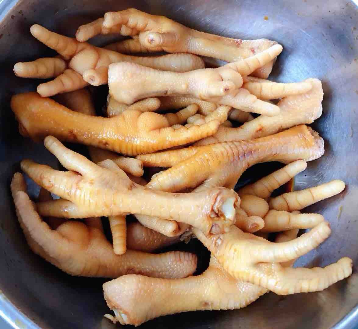 虎皮鸡爪制作方法和步骤
