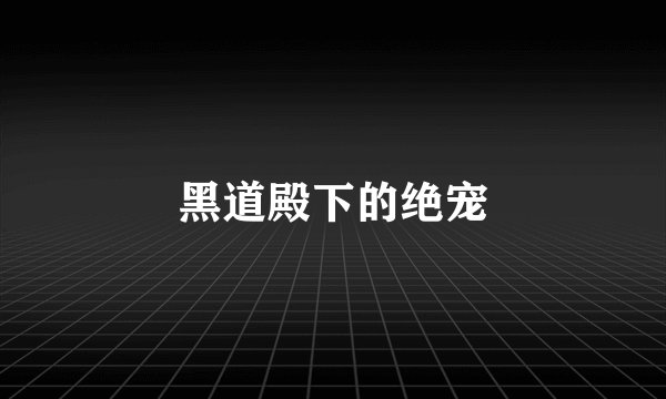 黑道殿下的绝宠