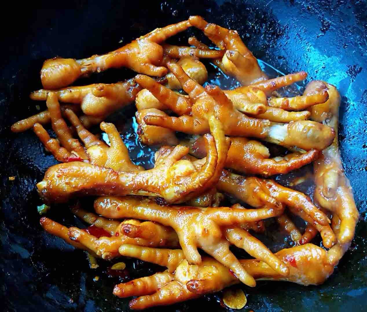 虎皮鸡爪制作方法和步骤