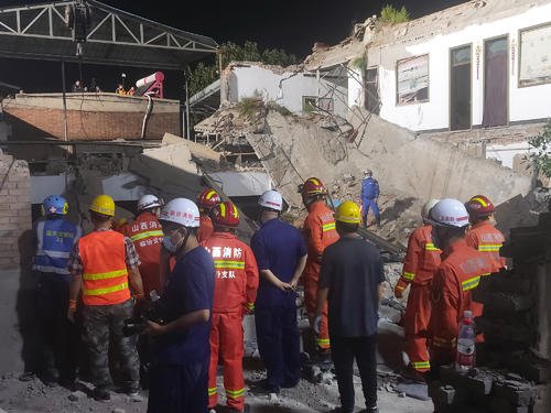 山西坍塌饭店过寿老人发声都说了什么？