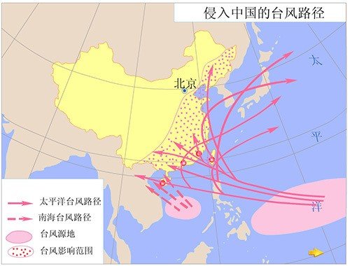 台风对我国的影响范围是什么？