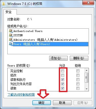 删除文件夹需要权限