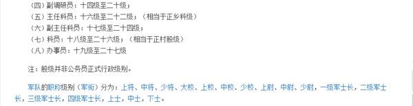 公务员工资定级定档规定