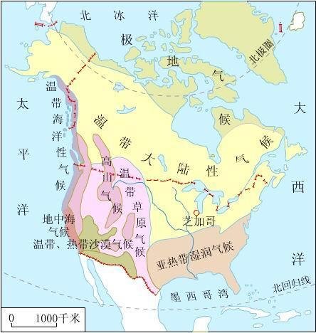 美国的气候特点有哪些类型