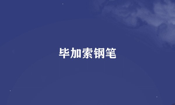 毕加索钢笔