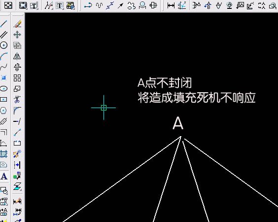 CAD为什么一填充图形就 死机啊 CAD 就不管用 说是无响应怎么回事