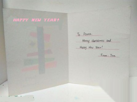 英语新年贺卡怎么做得简单又漂亮？