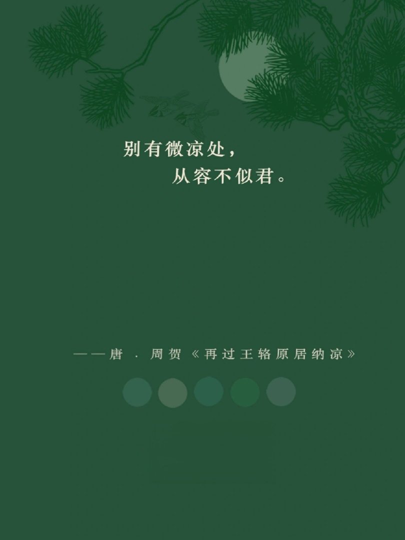 长风吹月来，清影落半池。