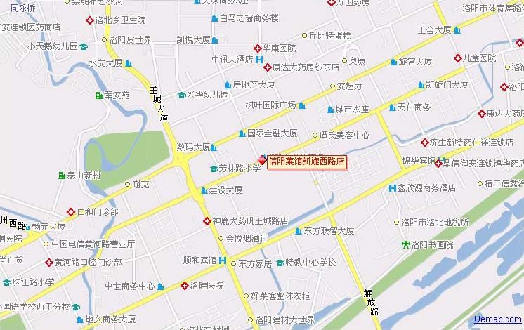 信阳信息港的具体划分