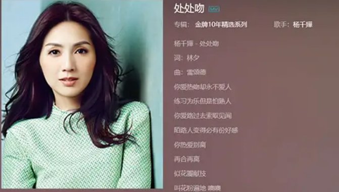 处处吻粤语谐音歌词