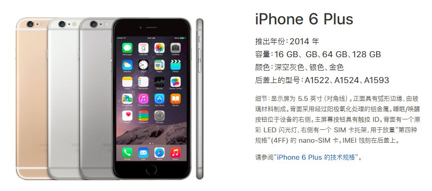 苹果手机A1661是什么意思？