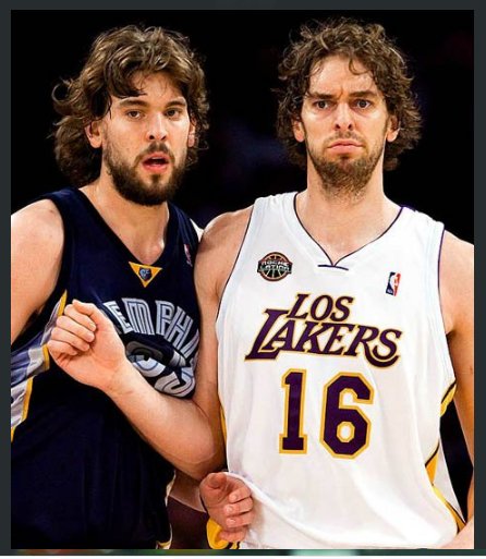 NBA里湖人队的加索尔和灰熊队的加索尔是什么关系？是亲兄弟吗？