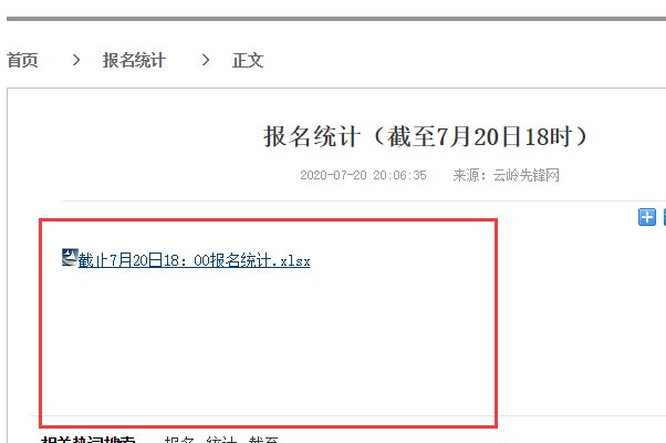 云南公务员报名人数在哪里查看？