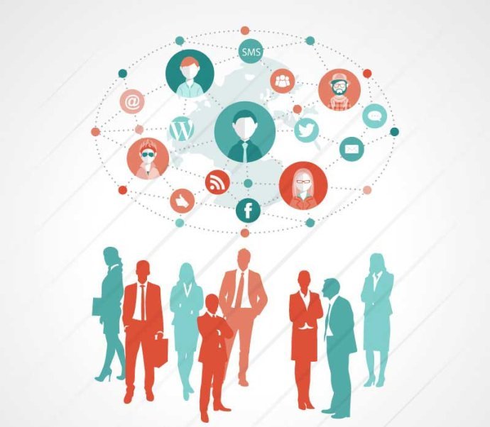 商务社交的网络商务社交