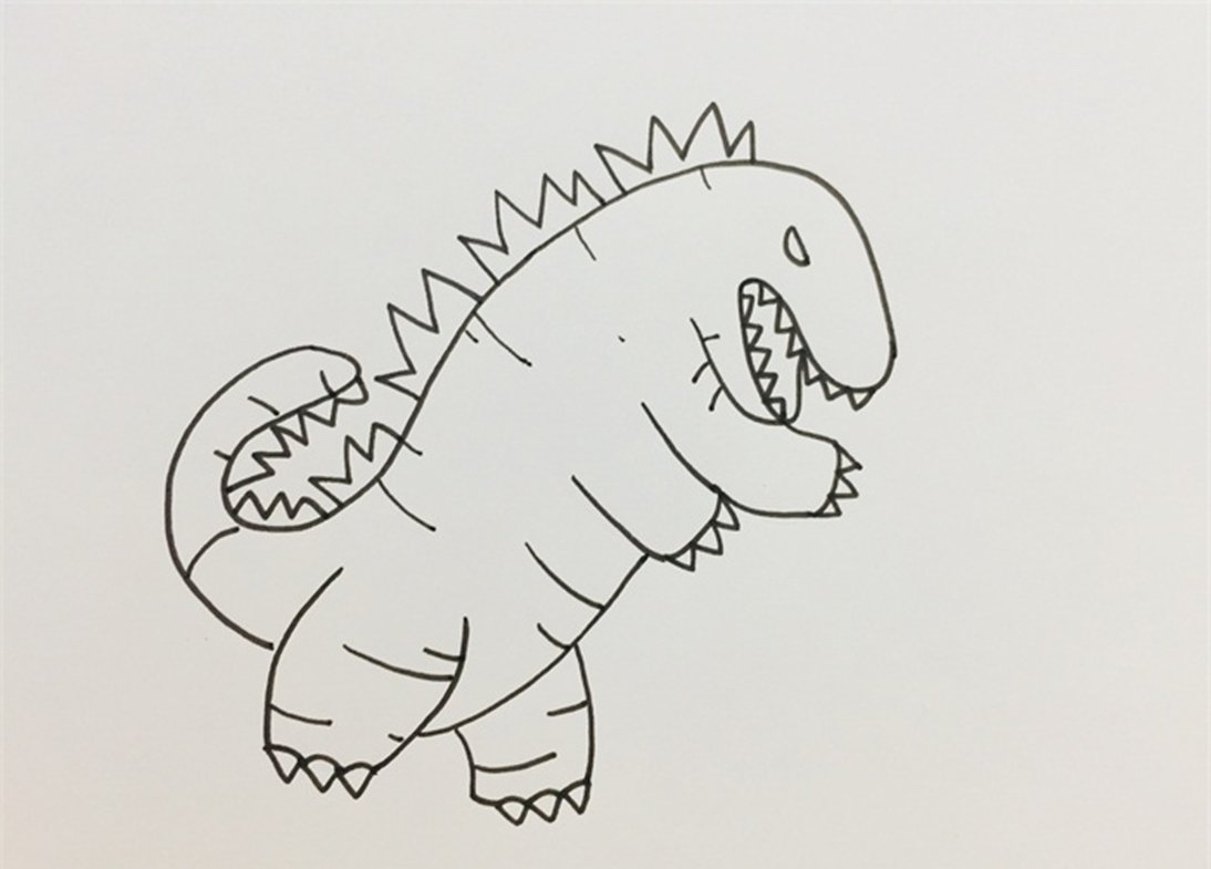 太空哥斯拉怎么画最好看