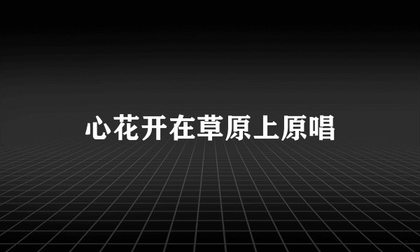 心花开在草原上原唱
