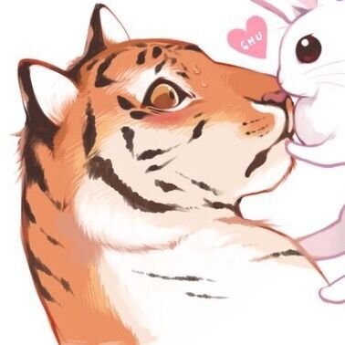 求兔子和狼的情侣头像？