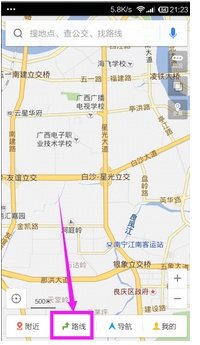 百度地图怎样导航？