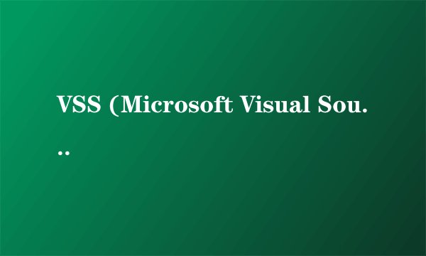 VSS (Microsoft Visual SourceSafe) 中如何进行版本管理?