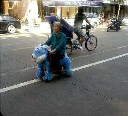 河南老奶奶把家里的推车弄丢，好心姑娘施以援手，你在生活中帮助过老人吗？