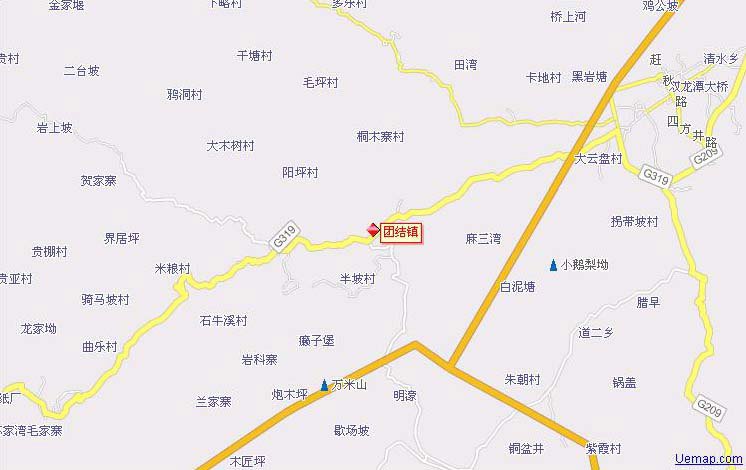 团结镇的行政区划