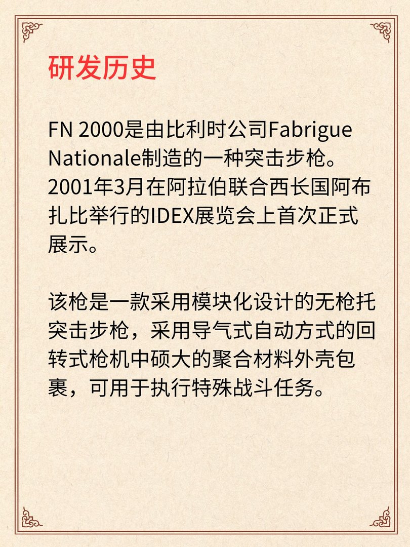 FN 2000突击步枪[比利时]