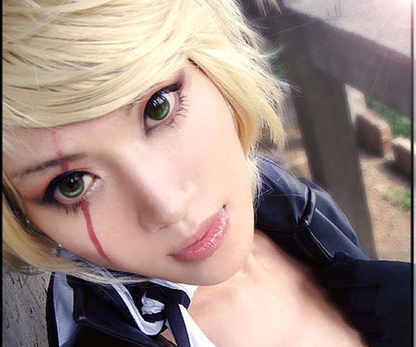 风间雅cos杀生丸 这算是比较能够接受的造型了吧