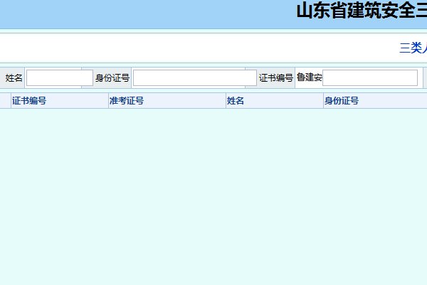 安全员考试查询入口在哪