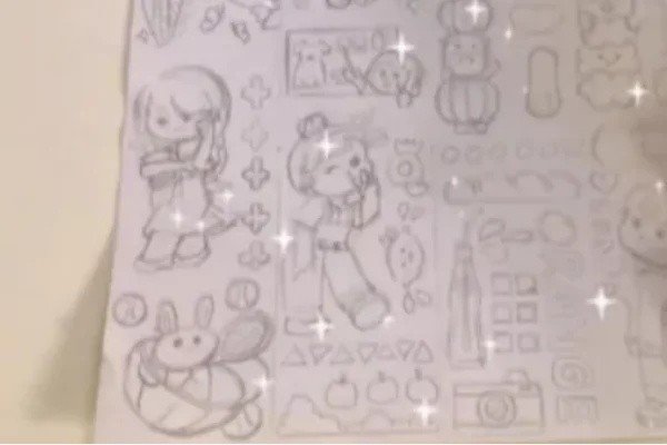 小麻薯贴纸怎么画