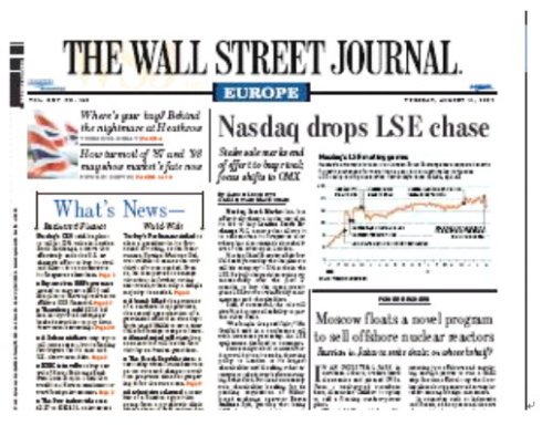 华尔街日报中文网的实力