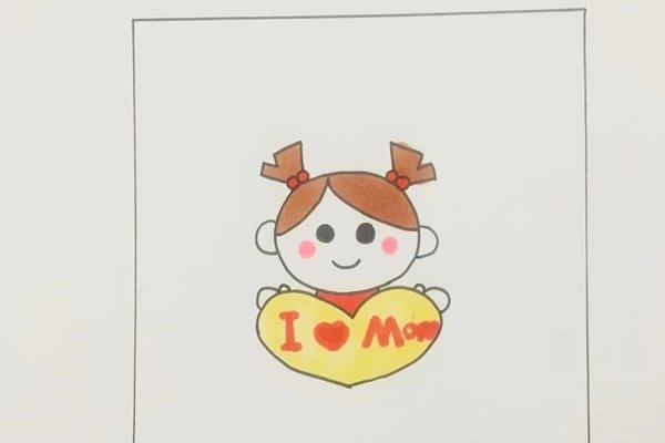 母亲节贺卡怎么画高难度
