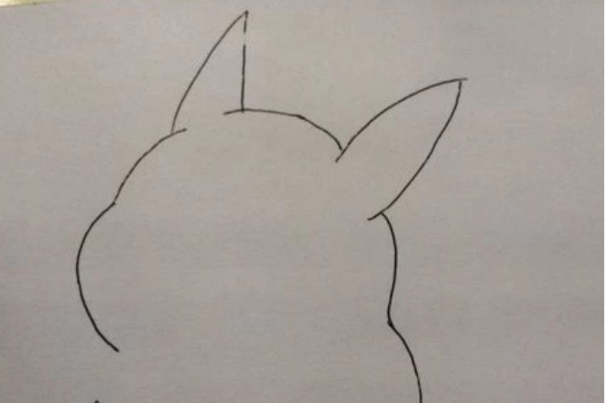 不开心的皮卡丘怎么画